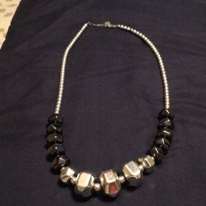 Silver toned necklace